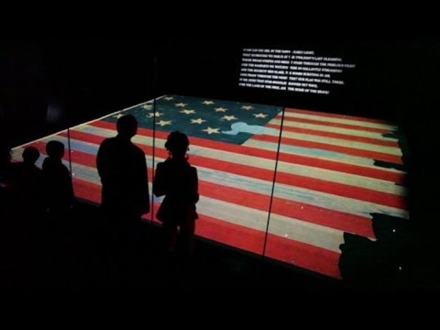Betsey Ross Sews "First American Flag"