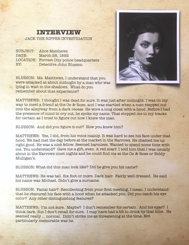 Alice Matthews Attacked