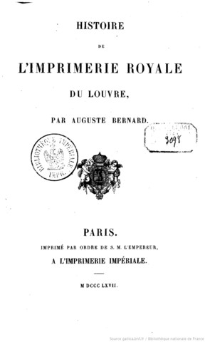 (H)-Imprimerie royale