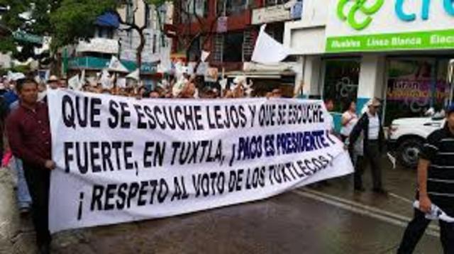 Movimiento Contra el fraude electroal en 1988.