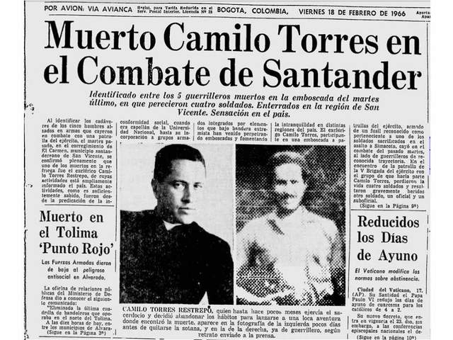 ELN: MUERTE DE CAMILO TORRES