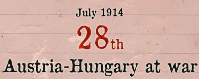 Austia-Hungary Declares War on Serbia
