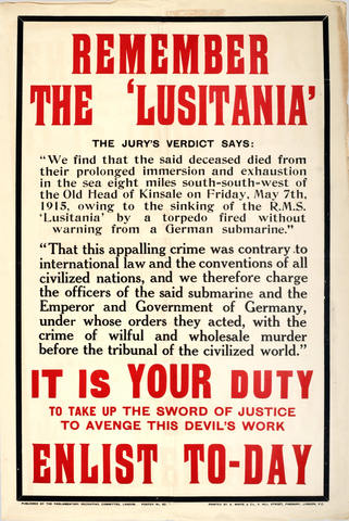 Remember The Lusitania!