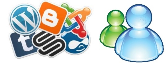 Blogs, Mensajería Instantánea