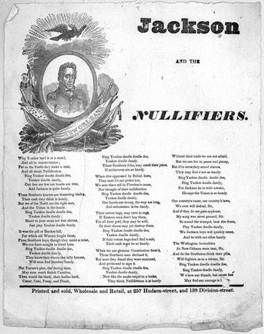 Jackson's Proclamation Against Nullification