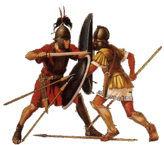 Los romanos combinaban las tradicionales virtudes romanas con la cultura y el refinamiento griego