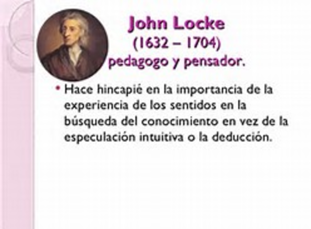 John Locke (1632-1704) - Empirismo