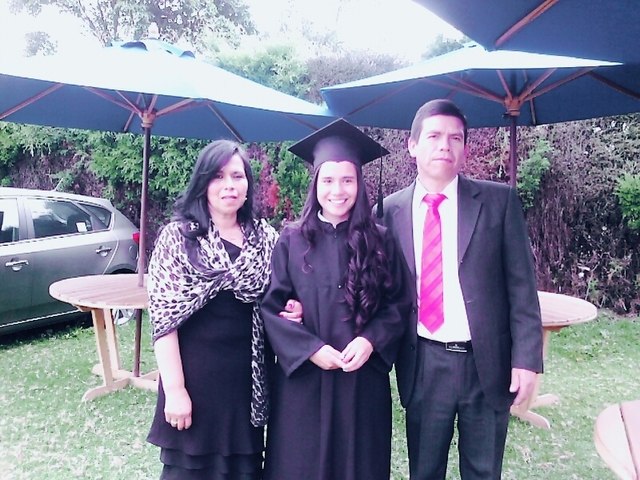 Mi grado de bachiller.