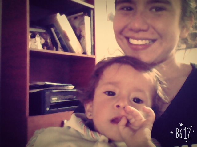 La llegada de mi sobrina.