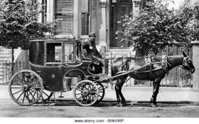First Horse-Drawn Coach