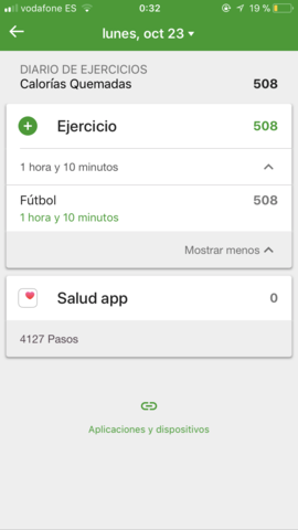 Entrenamiento fubol sala 23/10/17