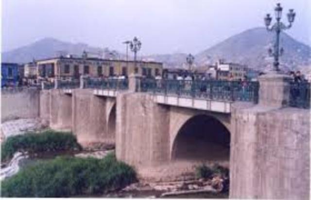 construcción del Puente Trujillo