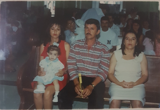 Mis padrinos de bautizo.