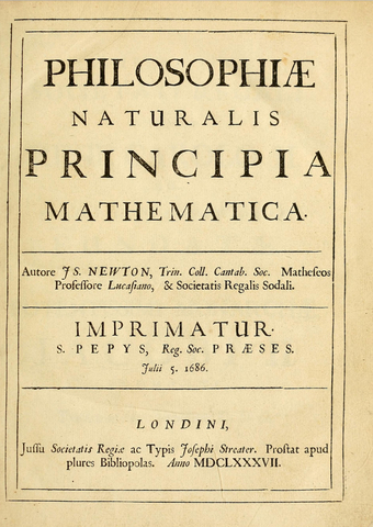 Newton Writes “Principia”