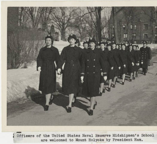 Graduated from the Naval Reserve Midshipmen's School
