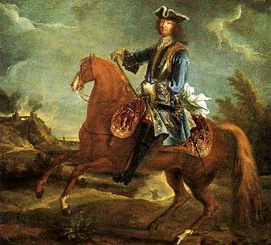 Comienzo del Reinado de Luis XIV