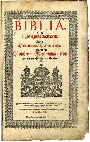 The first Finnish Bible