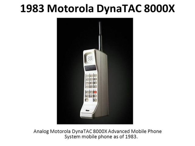 The cell phone goes public.