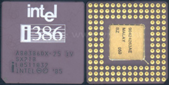Intel lanza el procesador 80386