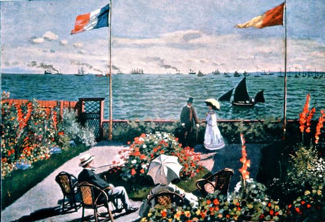 Monet, Terrasse à Sainte-Adresse