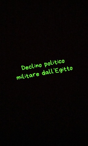 Declino politico-militare dell’egitto