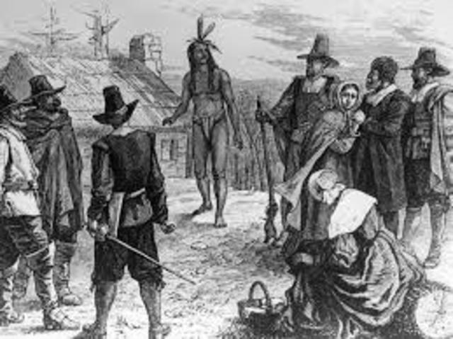 They meet a native Americans