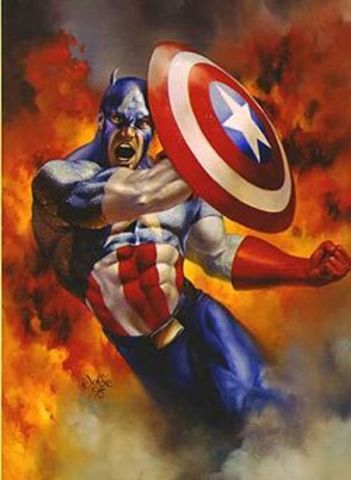 Появление Капитана Америки