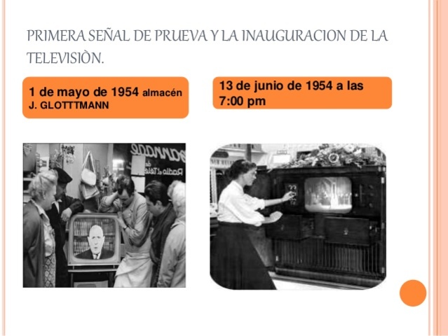 Inauguración de televisión en Colombia