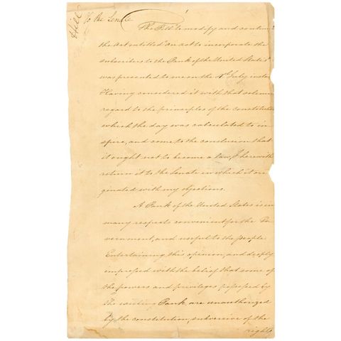 1832 Bank Recharter Bill