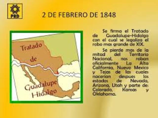 Firma de tratado.- de feb. 1848