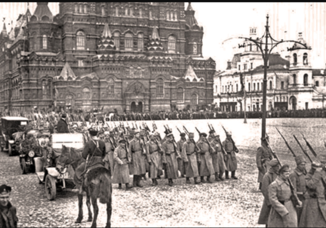 civil war rages in russia