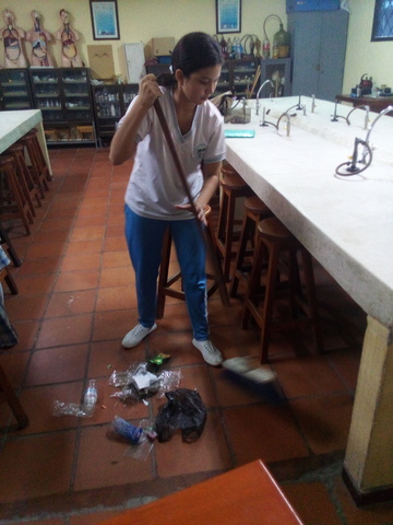 aseo al laboratorio