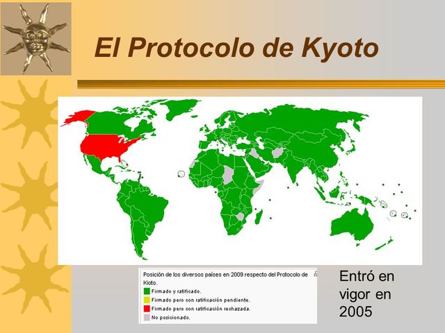2005: Entró en vigor el Protocolo de Kioto