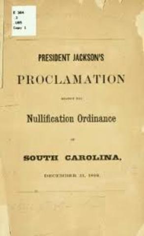 Jackson's Proclamation Against Nullification