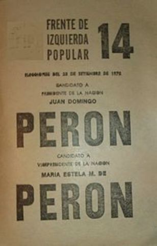 Elecciones presidenciales.