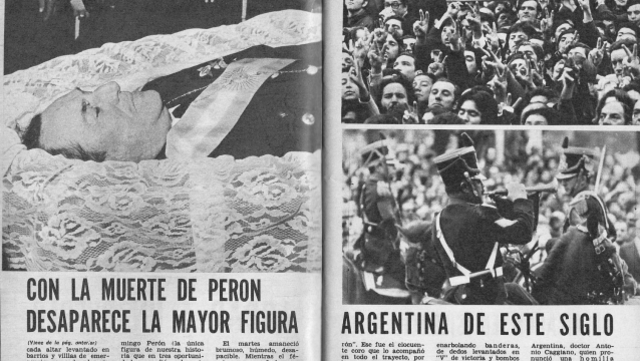 Fallece Perón.