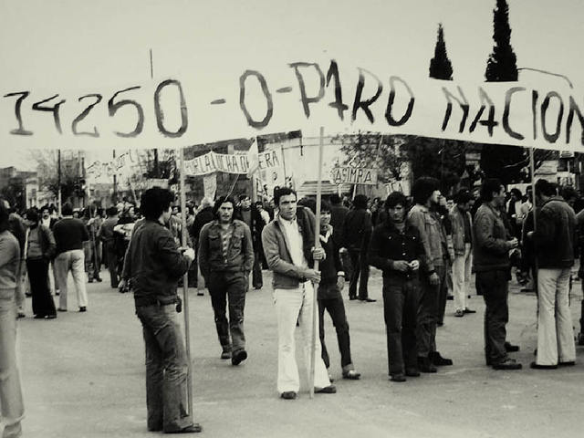 Paro de la CGT en Peronismo.