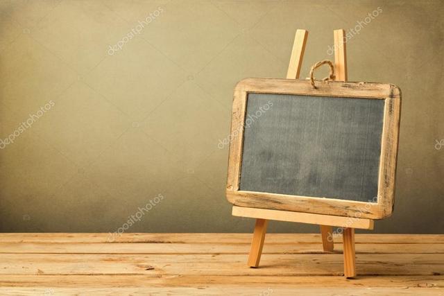 Pizarra de madera