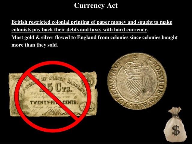 The currency act