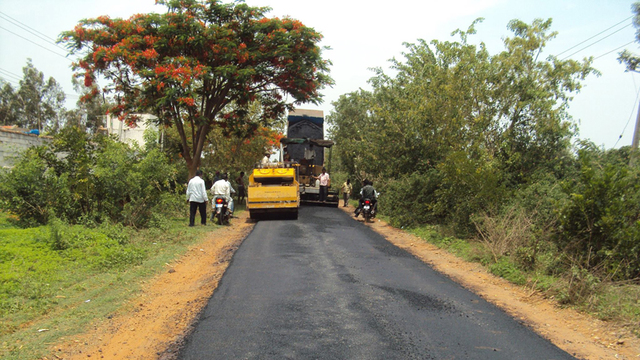Plastic roads