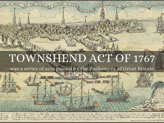 Townshend Acts pass parliament