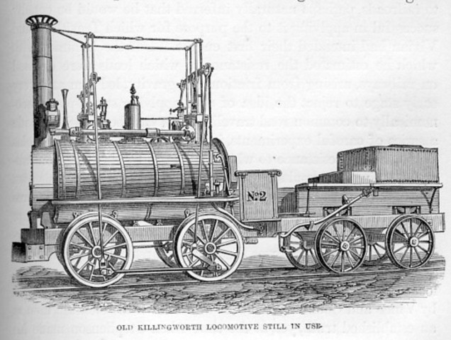 STEPHENSON'S STEAM LOCOMOTIVE