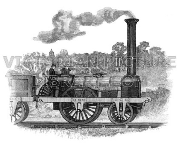 Stephenson's steam locomotive