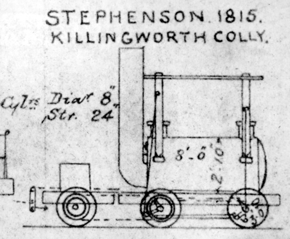 Stephenson's steam locomotive