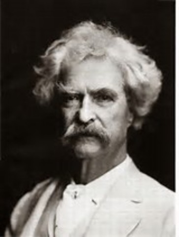 Mark Twain dies