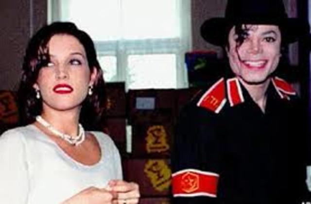 Boda con Lisa Marie Presley