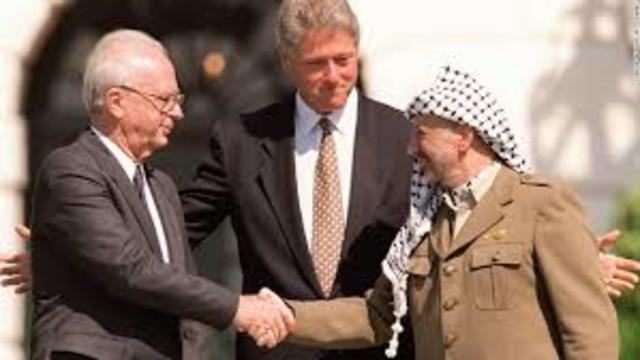 The Oslo Accords are signed