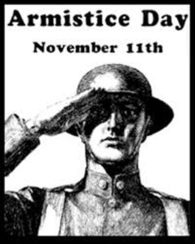 Germany Signs The Armistice at Compiegne