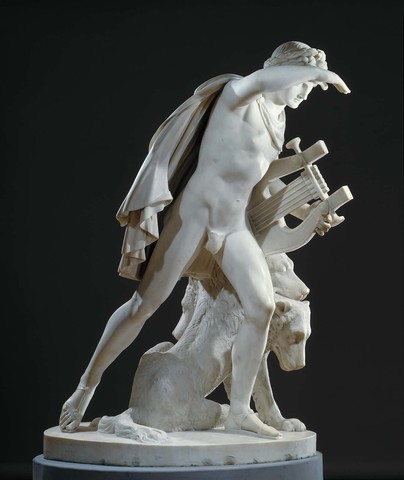 Orpheus and Cerberus by Thomas Crawford, 1843.
