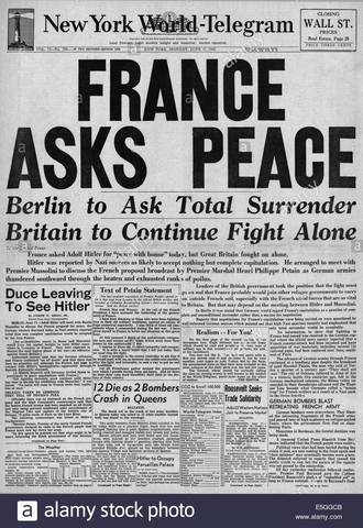 France and Britain fight on